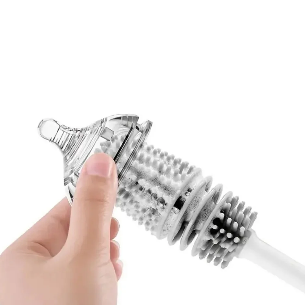 New Long Cup Cleaning Brush - White